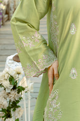 NPSCE2090 Embroidered Lawn Suit - Stitched 2Pc