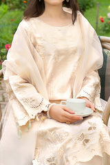 Stitched 3Pc - Cotton Satin - NPSCS3141