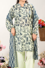 NUSLW3118 Printed Lawn Suit - Unstitched 3Pc