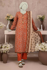 NUSL3209 Printed Lawn Suit - 3Pc