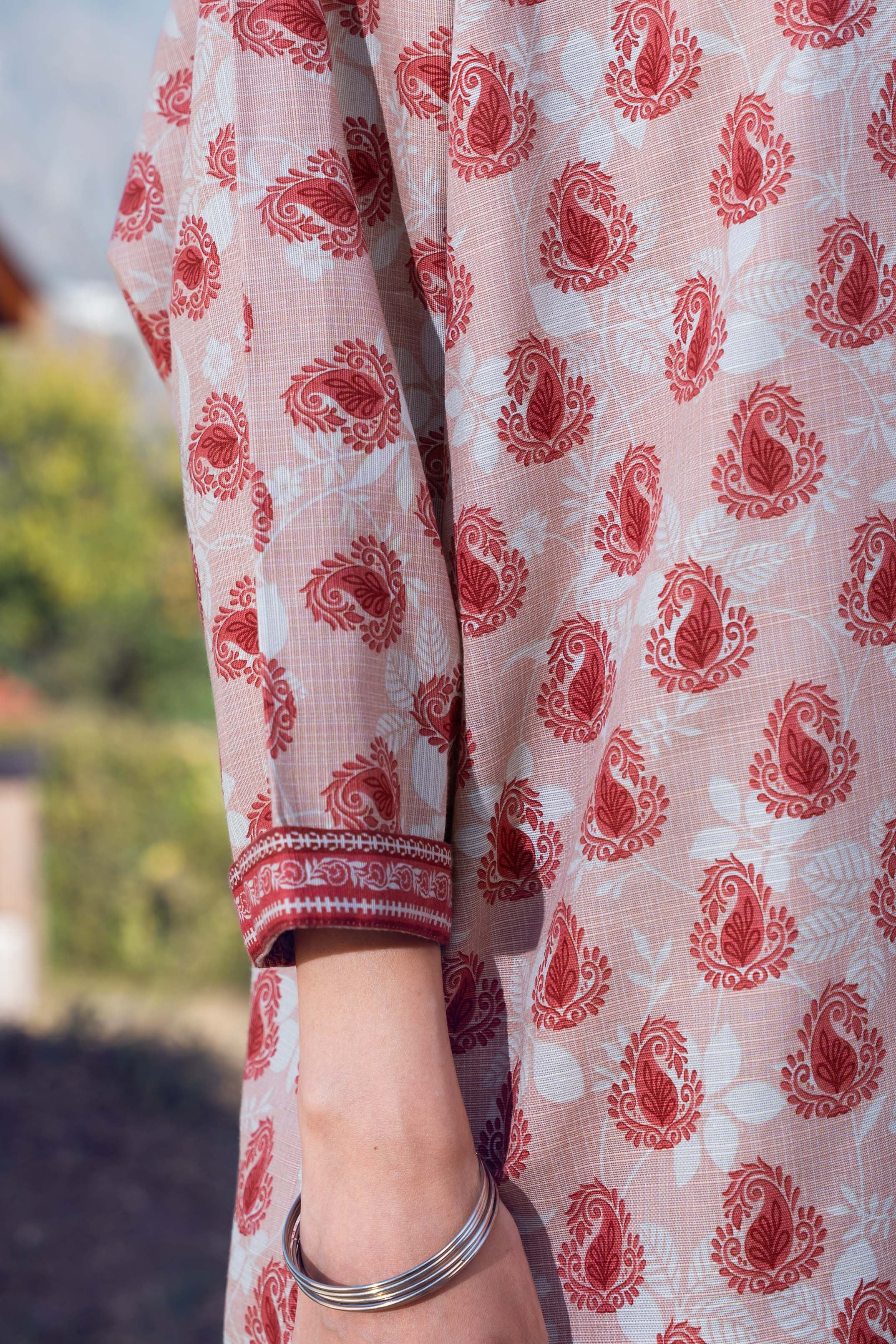 CHALK - Printed Unstitched Khaddar Suit (3 Piece) 3147