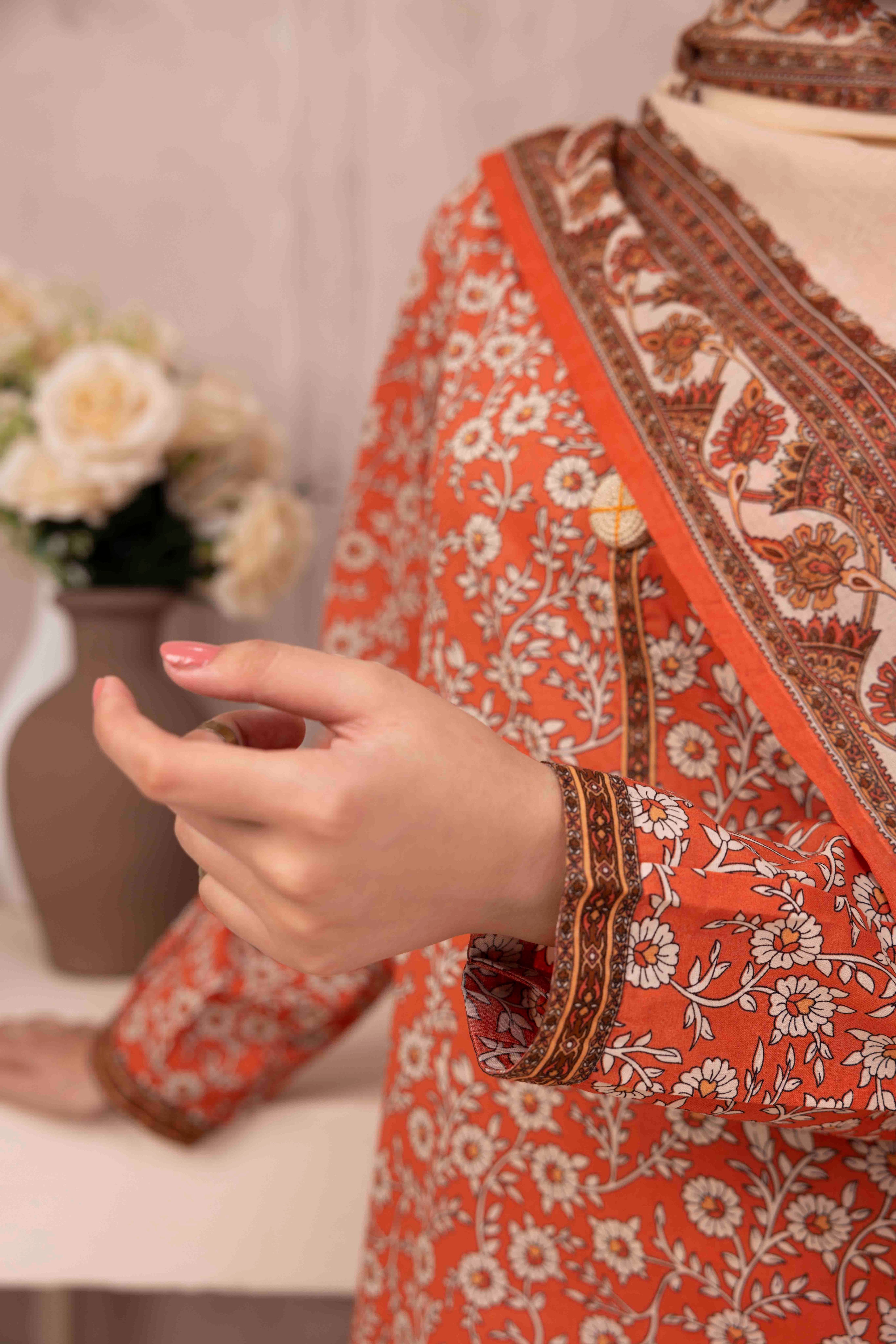 NUSL3209 Printed Lawn Suit - Unstitched 3Pc