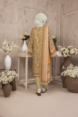 NUSL3201 Printed Lawn Suit - 3Pc