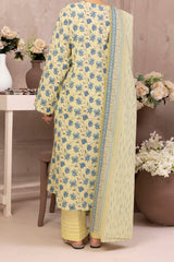 NUSL3205 Printed Lawn Suit - Unstitched 3Pc