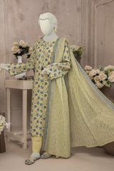 NUSL3205 Printed Lawn Suit - 3Pc