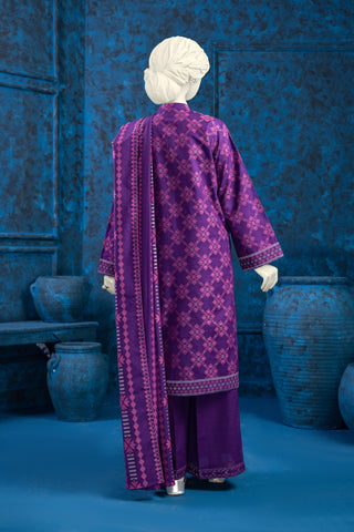 NUW3028 - Festive Jacquard Khaddar Suit 3Pc