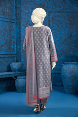 NPWJ3019 - Khaddar Jacquard Suit - Stitched 3 Pc