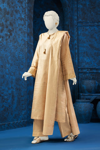 NUW3026 - Festive Jacquard Khaddar Suit 3Pc