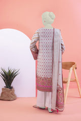 NUS3101 Digital Printed Lawn Suit - 3Pc