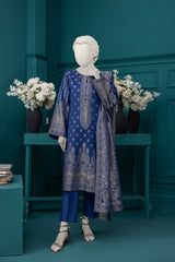 NUS3086 Jacquard Lawn Suit - 3Pc