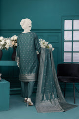 NUS3090 Jacquard Lawn Suit - 3Pc