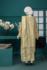 NUS3087 Jacquard Lawn Suit - 3Pc