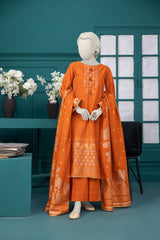 NUS3091 Jacquard Lawn Suit - 3Pc