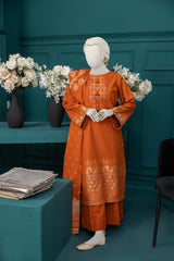 NUS3091 Jacquard Lawn Suit - 3Pc