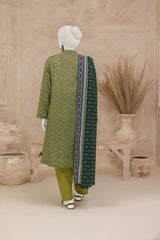 NUS3111 Digital Printed Lawn Suit - 3Pc