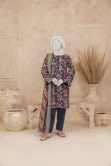 NUS3118 Digital Printed Lawn Suit - 3Pc