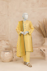 NUS3115 Digital Printed Lawn Suit - 3Pc