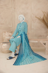 NPSL3106 Digital Printed Lawn Suit - Stitched 3 PC