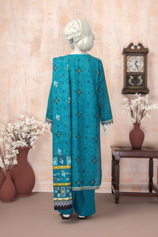 NUW3008 Digital Printed Khaddar Suit - 3 Piece