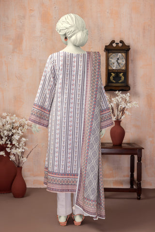 NUW3003 Digital Printed Khaddar Suit - 3 Piece
