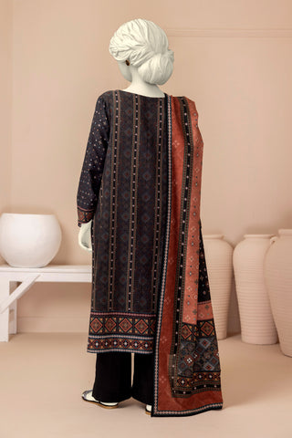 NUW3016 Digital Printed Khaddar Suit - 3 Piece