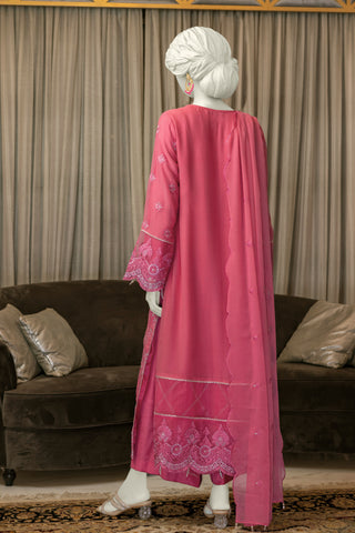 Rose - Chiffon Luxury Rtw 3Pc