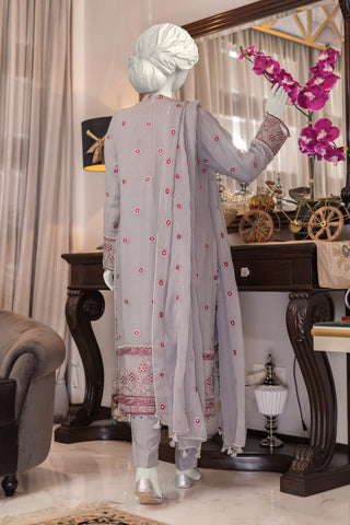 Crimson - Chiffon Luxury Rtw 3Pc