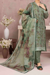 NUSL3203 Printed Lawn Suit - Unstitched 3Pc