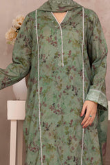 NUSL3203 Printed Lawn Suit - Unstitched 3Pc