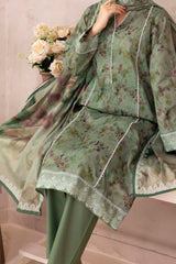 NUSL3203 Printed Lawn Suit - Unstitched 3Pc