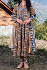CARAMEL - Printed Unstitched Khaddar Suit (3 Piece) 3137