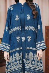 TEAL - Unstitched Velvet Jacquard Suit (3 Piece) 3195