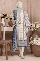 NUSL3212 Printed Lawn Suit - 3Pc