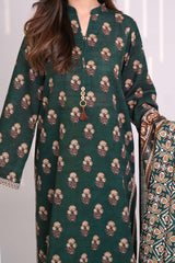 VIRIDIAN - Printed Unstitched Khaddar Suit (3 Piece) 3161
