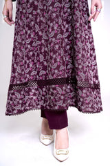 AMETHYST - Printed Unstitched Khaddar Suit (3 Piece) 3168