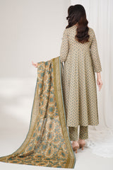 SANDY - Printed Unstitched Khaddar Suit (3 Piece) 3192