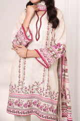 BLOOM - Printed Unstitched Khaddar Suit (3 Piece) 3148