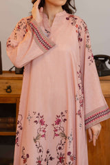 Npslr116 Printed Raw Silk Lawn - Stitched 1Pc