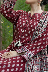 NUW3074 Digital Printed Khaddar Suit - 3 Piece