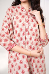 CHALK - Printed Unstitched Khaddar Suit (3 Piece) 3147