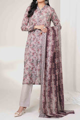 SIERRA - Printed Unstitched Khaddar Suit (3 Piece) 3164