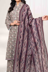 ASHY - Printed Unstitched Khaddar Suit (3 Piece) 3126