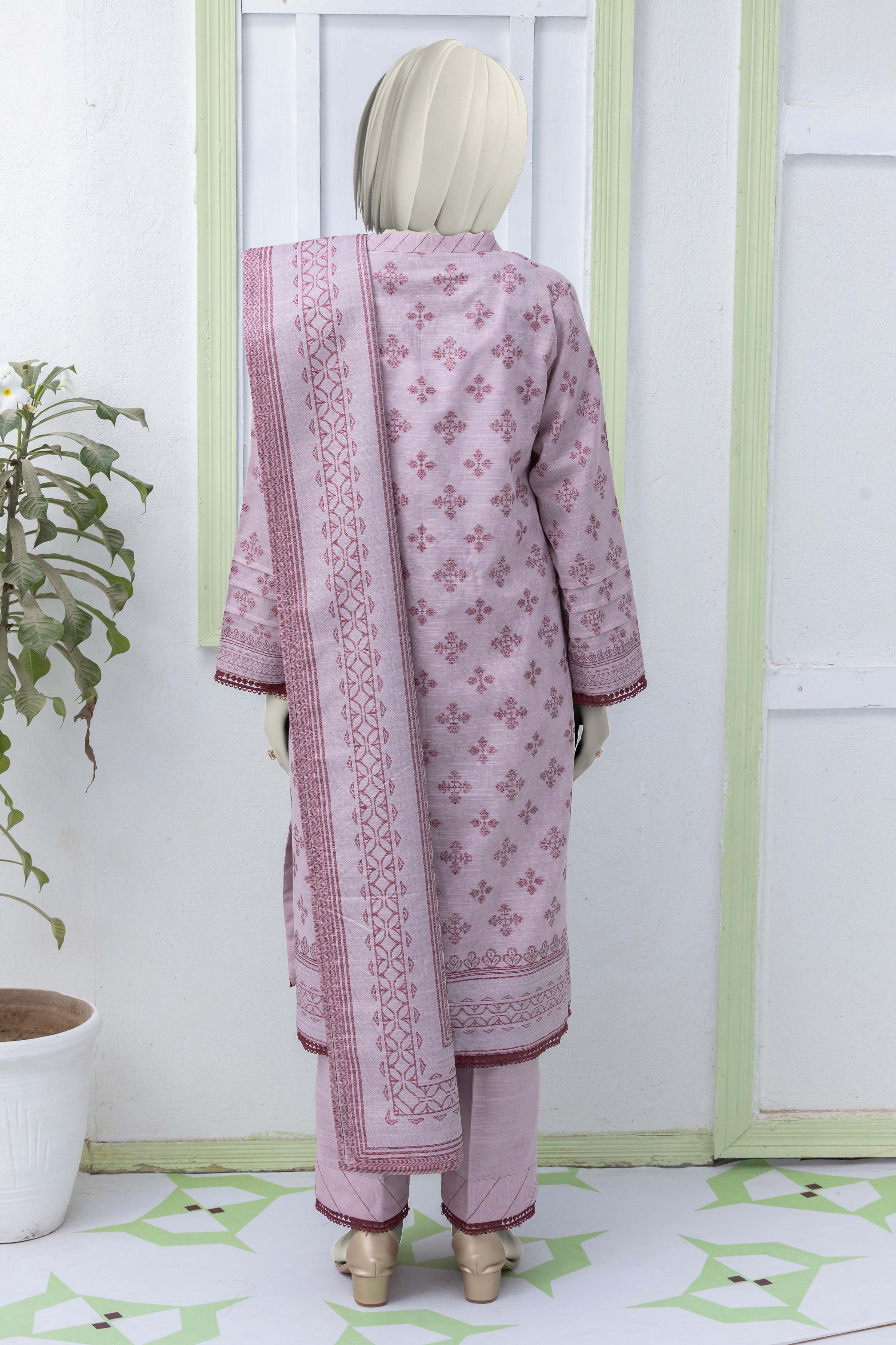 NUWJ3105 Jacquard Khaddar Suit - 3 Piece