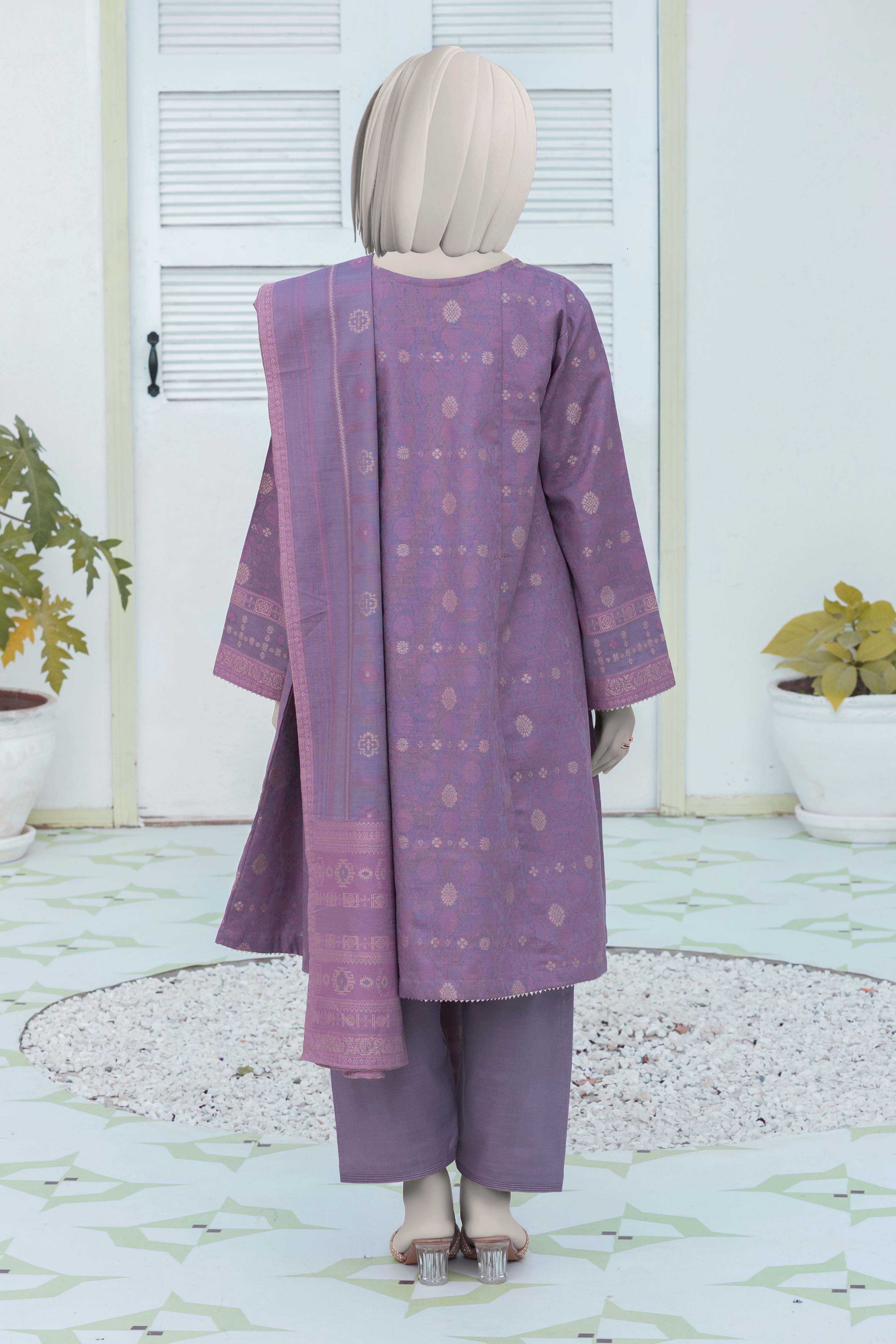 NUWJ3103 Jacquard Khaddar Suit - 3 Piece