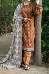 NUW3079 Digital Printed Khaddar Suit - 3 Piece