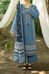 NUW3084 Digital Printed Khaddar Suit - 3 Piece