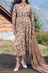 ESPRESSO - Printed Unstitched Khaddar Suit (3 Piece) 3135