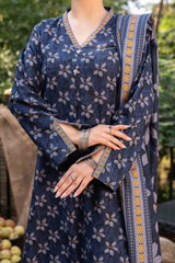 NUW3072 Digital Printed Khaddar Suit - 3 Piece