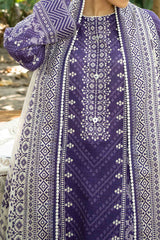 NUW3078 Digital Printed Khaddar Suit - 3 Piece