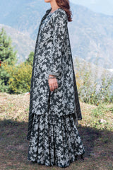 SABLE - Printed Unstitched Khaddar Suit (3 Piece) 3141